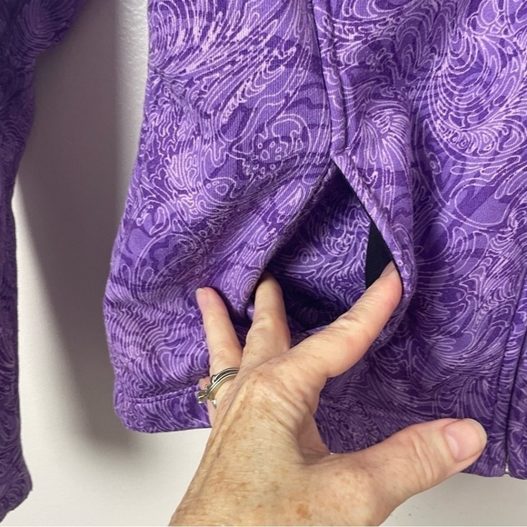 Spalding Purple Quarter-Zip Pullover Sweatshirt – Medium - Picture 3 of 11